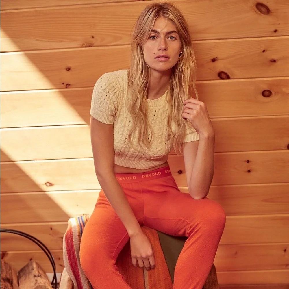 Free People Short & Sweet Brami In Eggnog Crop Sweater Top